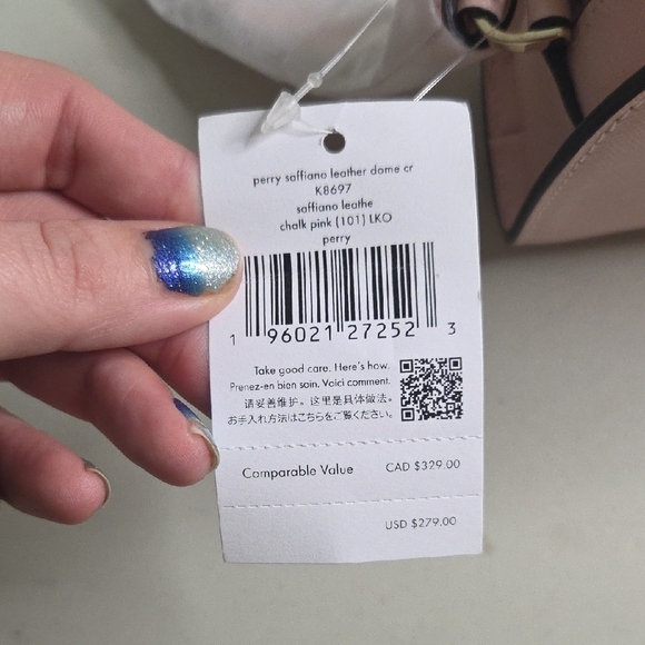 Kate Spade Blush Pink Cosmetic Case - Picture 2 of 5